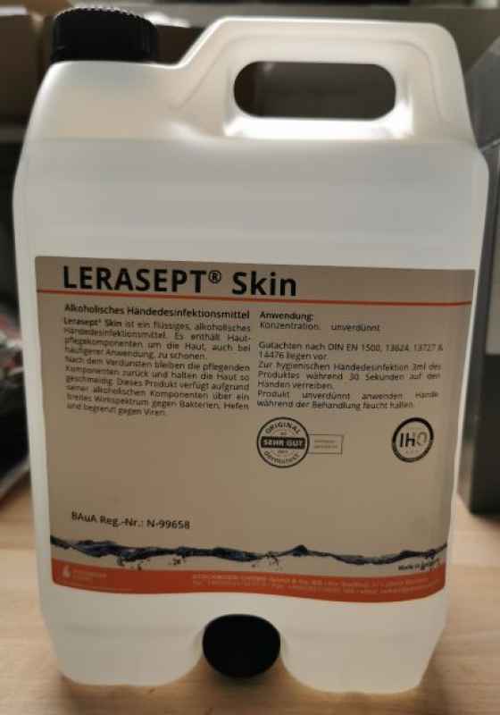 Händedesinfektion Lerasept Skin 5l